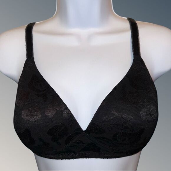 Plus Size Wacoal Full Coverage Black Bra Size 36B - Picture 5 of 5